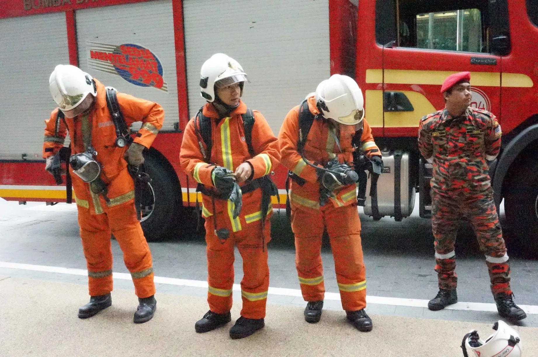 Behind the Firefighting Operations